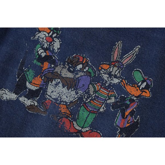 Vintage 90s High Waist Blue Denim Shorts‎ by Jerry Leigh | 30 waist - Picture 6 of 10